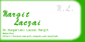 margit laczai business card